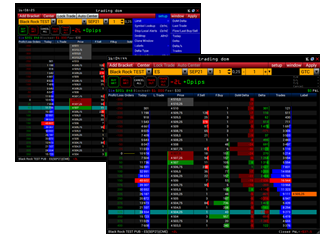 VolFix Trading-Plattform: Tradig DOM