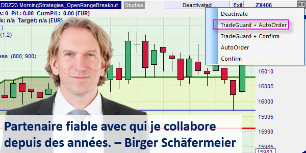 Birger Schäfermeier utilise la plateforme de trading NanoTrader.